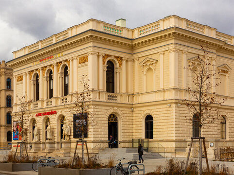 Vienna, Austria - January 28, 2022: Albertina Modern, new modern art museum in Vienna
