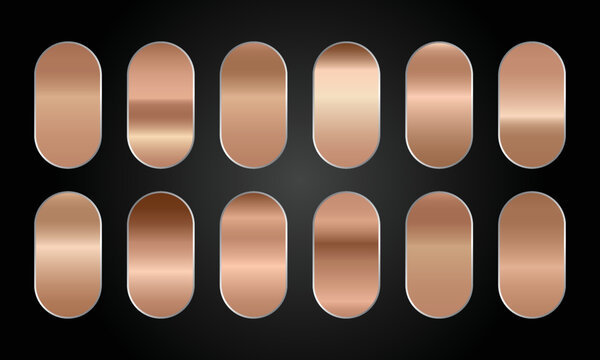 Set Of Rosegold Gradient