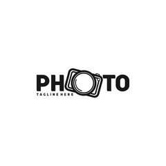 Logo template photography studio, photographer, photo. Company, brand, branding, corporate, identity, logotype.