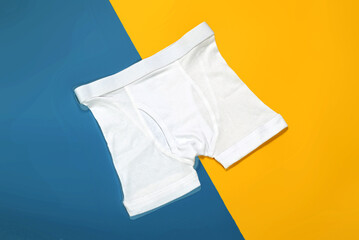 men cotton underwear top view