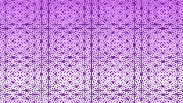 Lavender motion background with a traditional oriental flower pattern