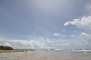 Pisar island at Truk lagoon in Chuuk state of Micronesia