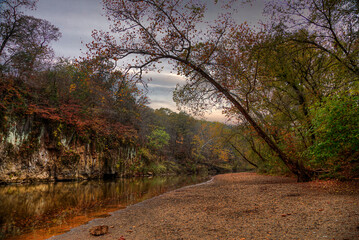 Beauty of the Unfolding  Autumn.  Big River  St. Francois State Park 8920 US Highway 67,  Bonne...
