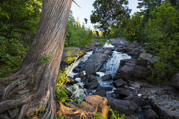 Beaver River Falls, waterfall in Minnesota, USA