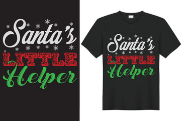 Santa’s Little Helper t shirt design