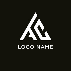 letter a t c logo design