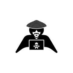 hack icon design vector templates