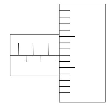 physics micrometer screw gauge ilustration suitable for question