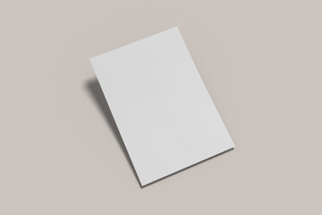 A4 Flyer Blank Mockup