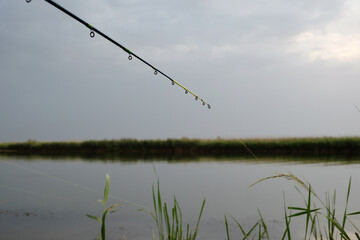 fishing rod spinning outdoor fishing