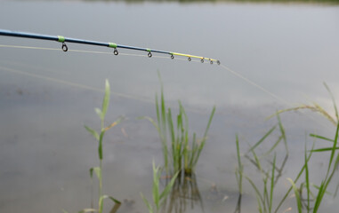 fishing rod spinning outdoor fishing