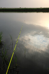 fishing rod spinning outdoor fishing