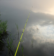 fishing rod spinning outdoor fishing