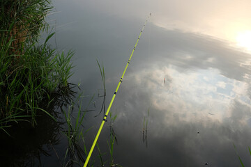 fishing rod spinning outdoor fishing