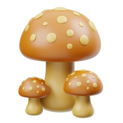 Mushroom 3D Icon