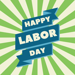 Happy labor day vector