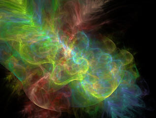 Imaginatory fractal abstract background Image