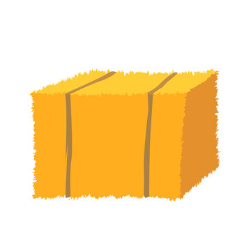 recommend clip art: hay bale and stack icon flat vector illustration clipart