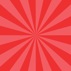 red sunburst background