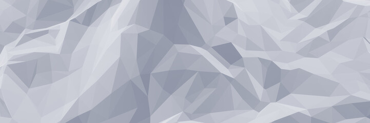 Obraz premium 3D low polygon ice mountain. Glacial landform. Ice terrain.