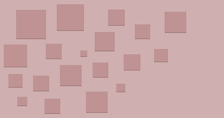 Geometric background with 3d squares mosaic