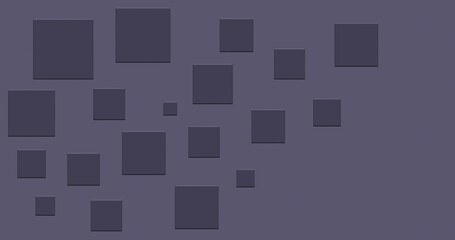 Gray geometric background with 3d squares mosaic