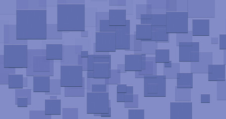 Abstract blue geometric backdrop with 3d squares mosaic