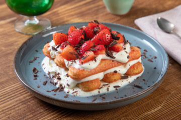 sweet dessert  tiramisu'