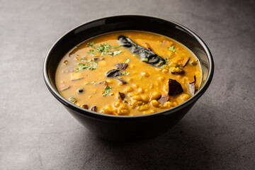 Cholar Dal from west bengal is a slightly sweet tasting dal made of chana dal
