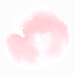 watercolor blot with smudge drips and stains, hand drawn vector element