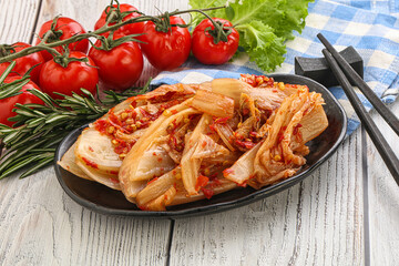 Korean food - spicy Kimchi cabbage