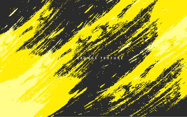 Abstract grunge texture black and yellow color background