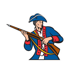 American Patriot Militia Musket Retro