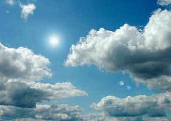 Cloudy sky background