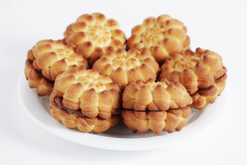 Shortbread cookies with filling