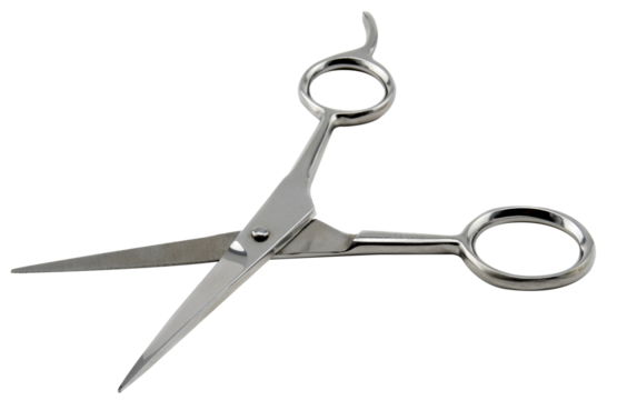 Scissors for haircuts isolated