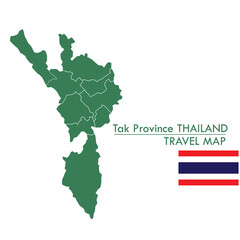 Green map Tak Province is one of the provinces of Thailand.
