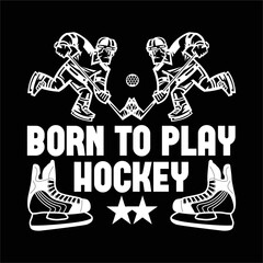 best hockey t shirt design vector