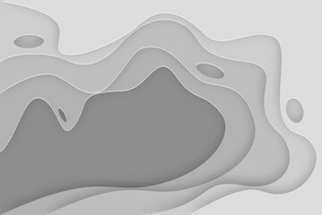 3D abstract background and paper cut shapes. Vector design layout for business presentations, flyers, posters and invitations