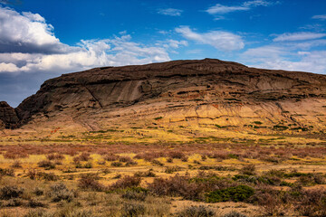 landscape of the mountains
