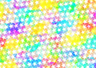 幻想的な星をモチーフとしたグラフィック