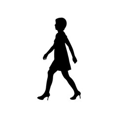 Fototapeta na wymiar woman silhouette icon