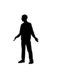 man silhouette icon