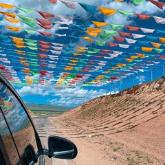 car in the Tibet 