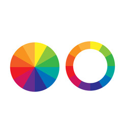 Fototapeta premium レインボーの読み込みアイコン