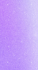 Purple violet glittering shiny glow sparkle paper decoration background in portrait size.
