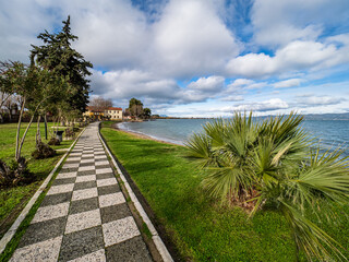 View off the South Euboean Gulf from Nea Palatia, Greece