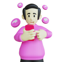 Stylized 3D Affiliate Marketing Illustration