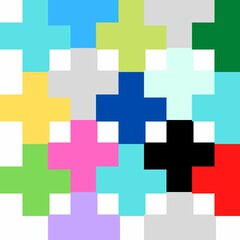 Obraz premium Plus quilt pattern