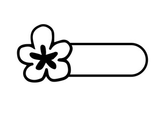 flower name tag
